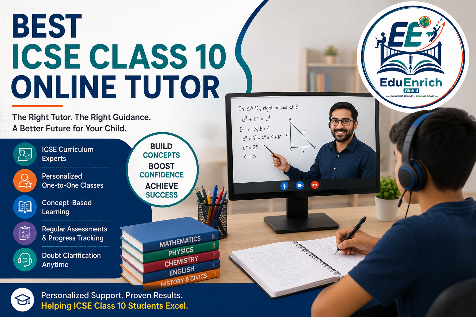 Best ICSE Class 10 online tutor providing personalized online tuition