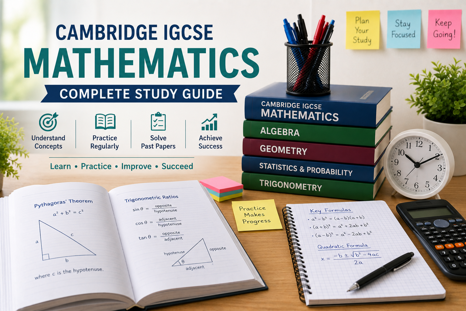 Cambridge IGCSE Mathematics study guide for students