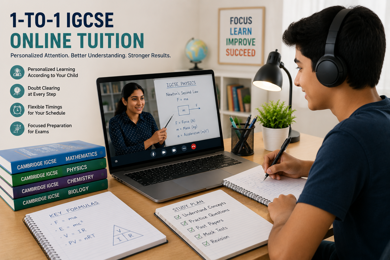 One-to-one IGCSE online tuition with personalized academic support
